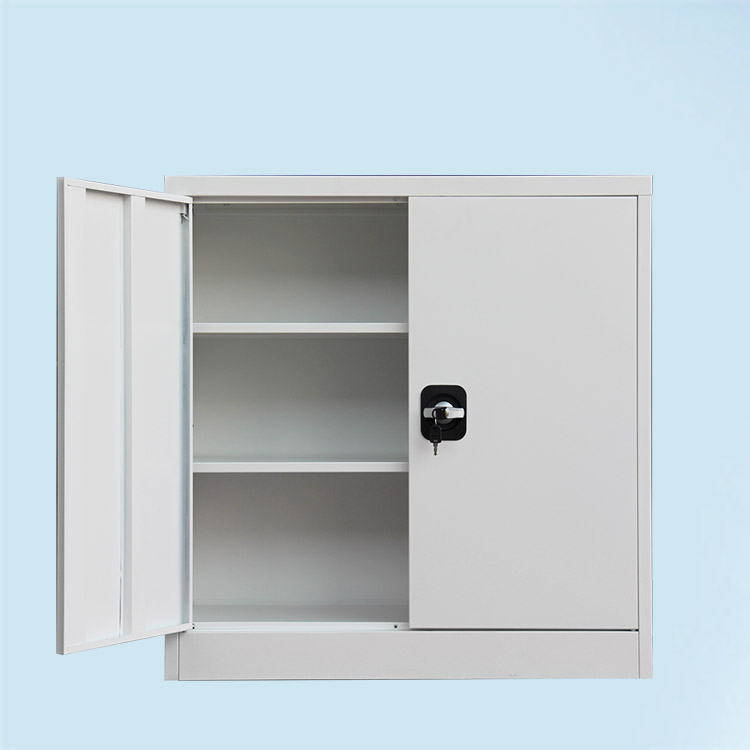 Short metal filing cabinet