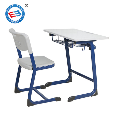 hot sale student desk and chair single seat
