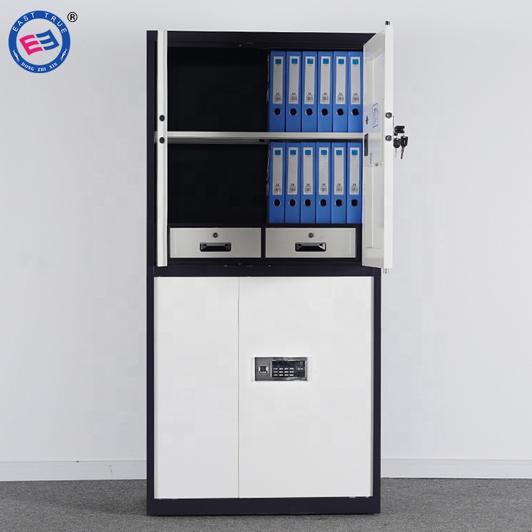 Cheap Customized Filing Safety Cabinet 2 Door Steel Office Storage Security Cabinet with Code Lock