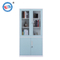 Steel thin side filing cabinet with glass door