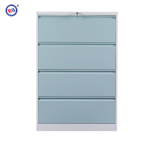 Steel lateral 4 drawer filing cabinet 
